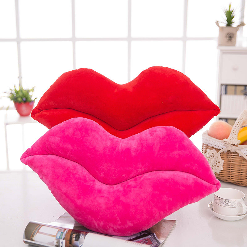 Plush Lip Pillow
