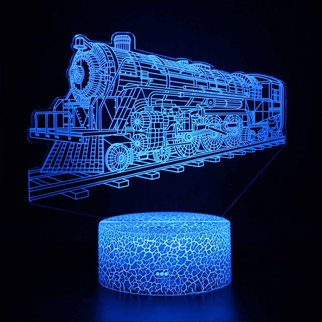 3D Lampe Lokomotiv Vintage