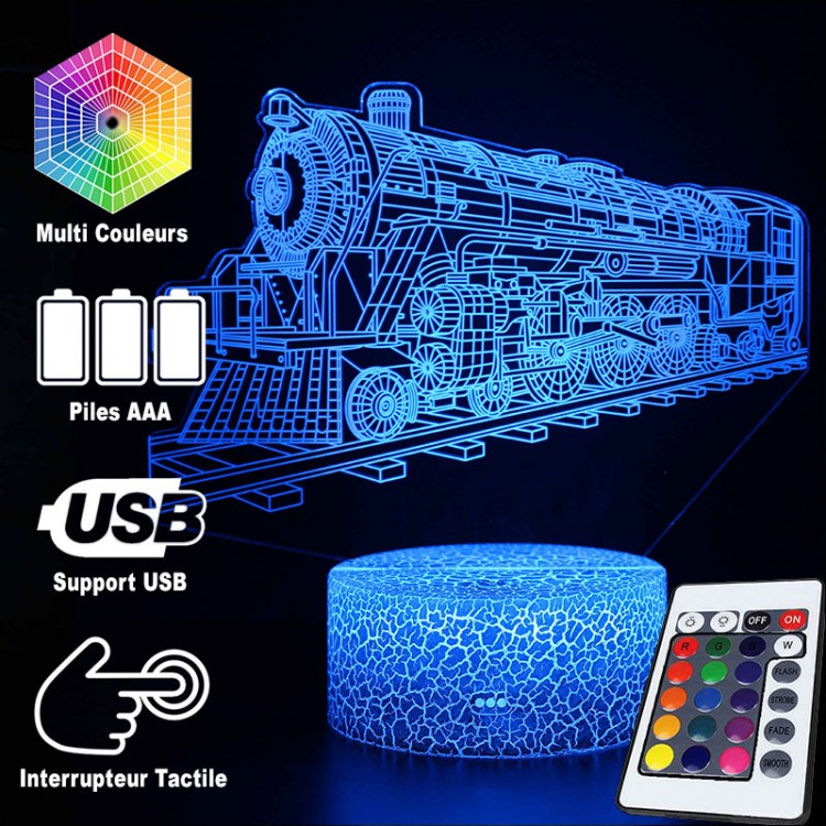 3D Lampe Lokomotiv Vintage