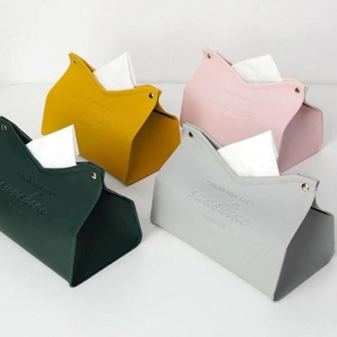 Logan Faux Læder Tissue Box