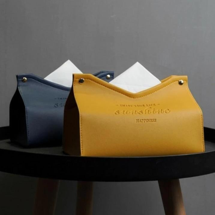 Logan Faux Læder Tissue Box