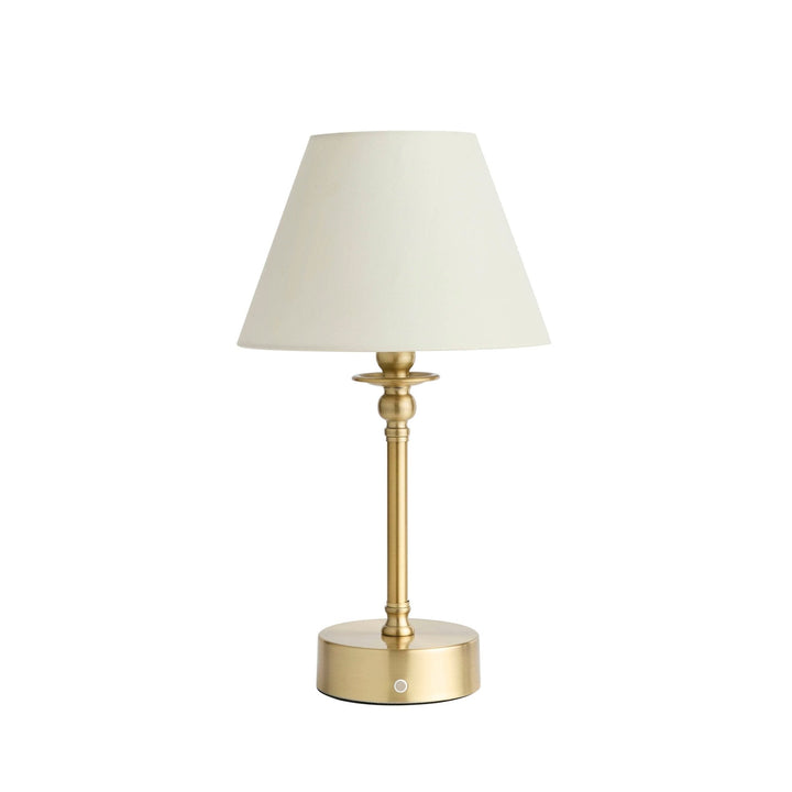 Lucille Ornate LED Genopladelig Trådløs Lampe - Messing