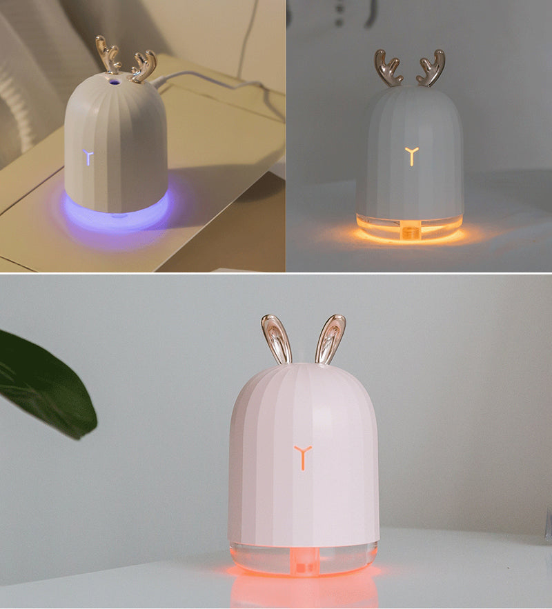 BunnyAir Børne Luftfugter – Med Nattelys og LED-belysning |