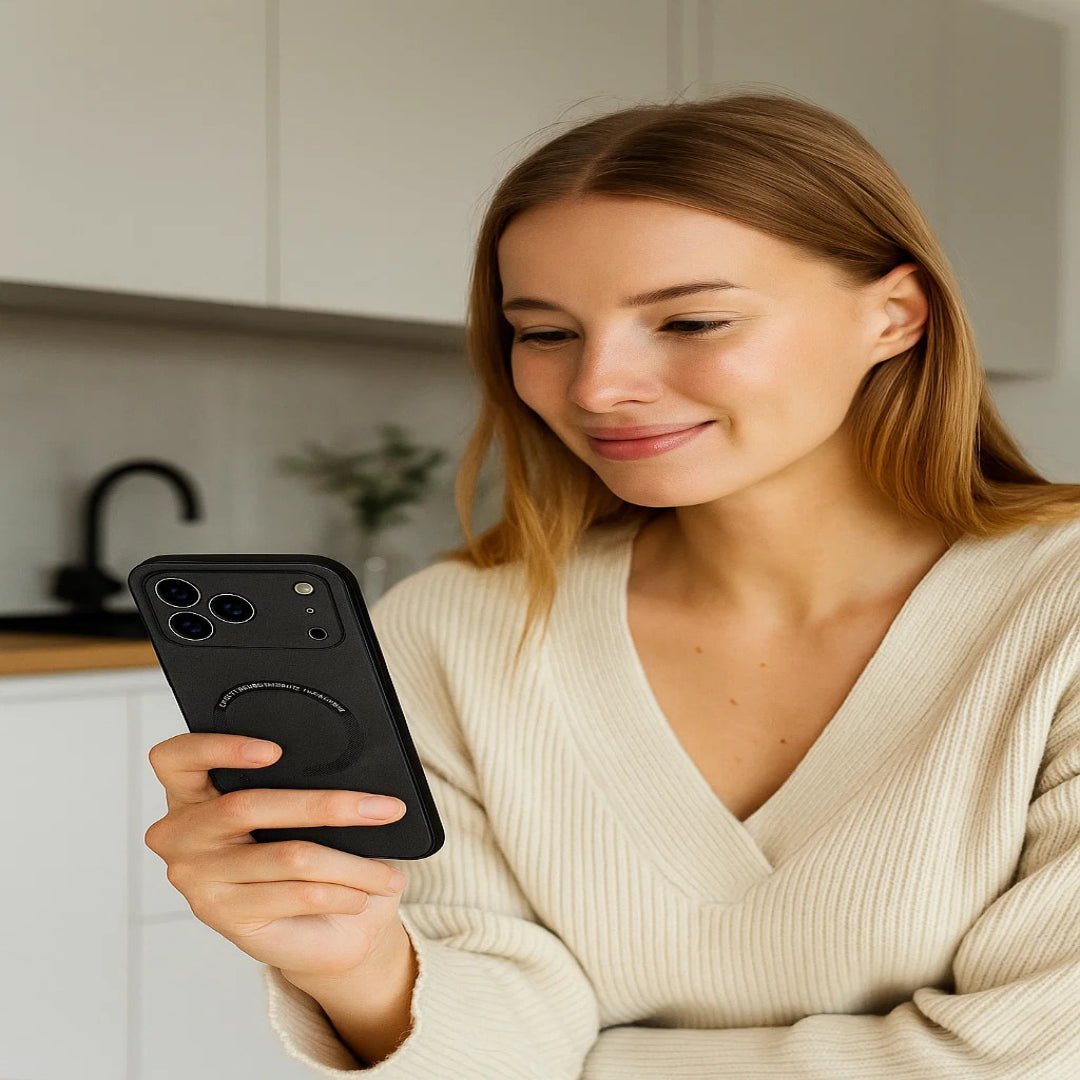 LUXEGUARD – Premium Læder Telefon Etui med MagSafe til iPhone