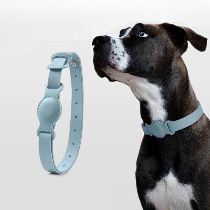 LuxeLeather • AirTag Hundehalsbånd