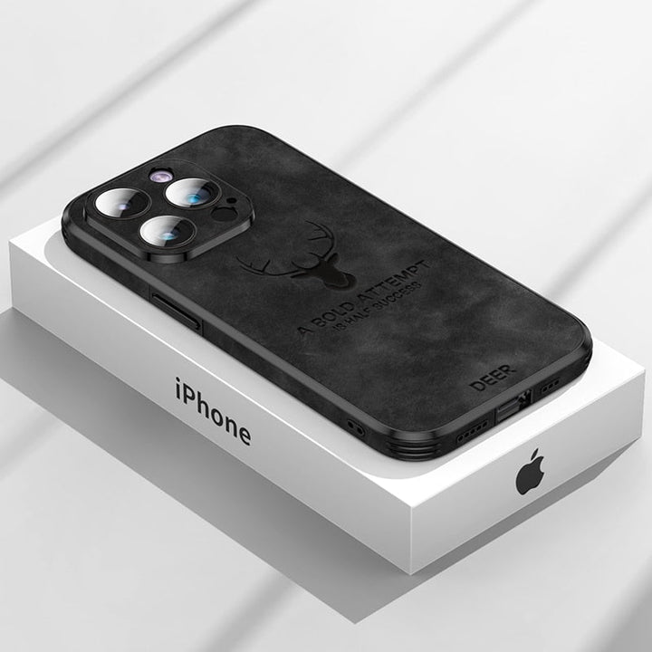 LUXIGUARD LÆDER – Luksuriøs iPhone Cover med Stødbeskyttelse