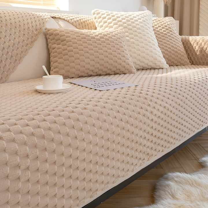 Luksus Fløjl Sofa Betræk - VeluLuxe