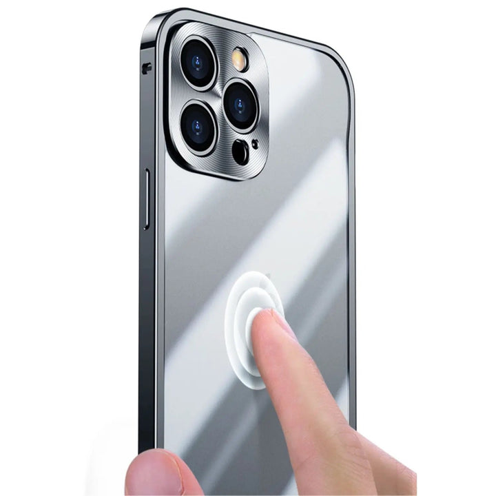 Metal Luxury MagSafe Cover til iPhone Pro Max - Slankt og Stilfuldt Design med Maksimal Beskyttelse
