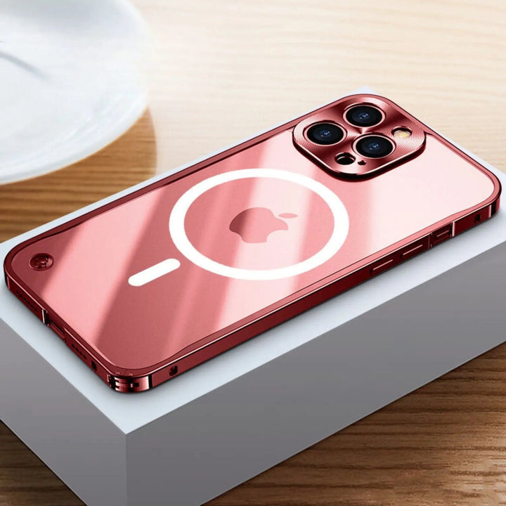 Metal Luxury MagSafe Cover til iPhone Pro Max - Slankt og Stilfuldt Design med Maksimal Beskyttelse