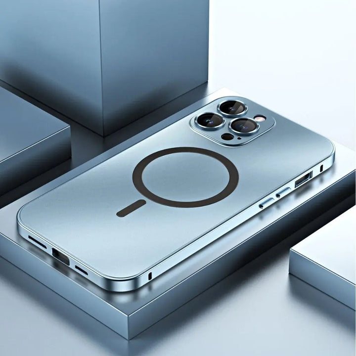 Telefonetui Magnetisk Metal MagSafe Kompatibel Cover