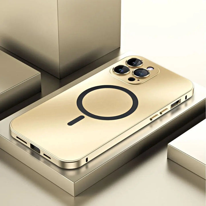 Telefonetui Magnetisk Metal MagSafe Kompatibel Cover