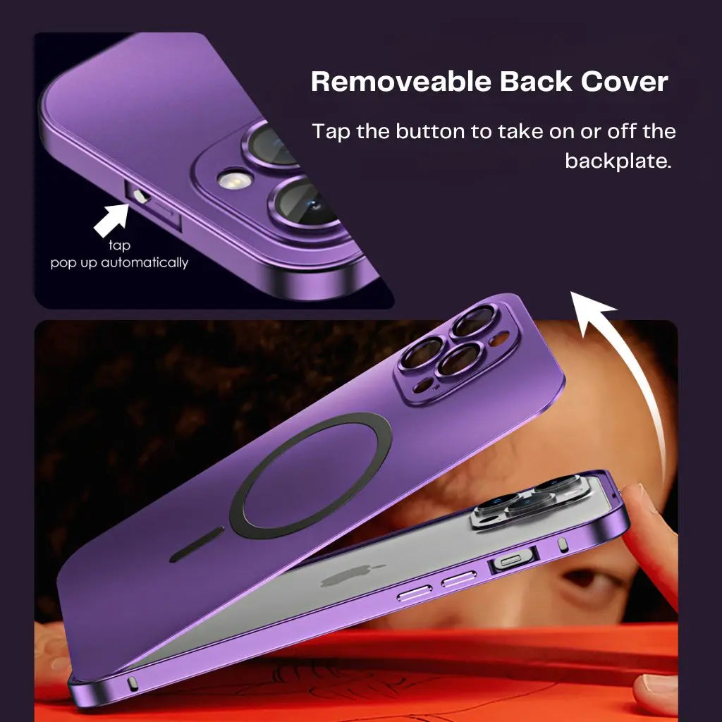 Telefonetui Magnetisk Metal MagSafe Kompatibel Cover