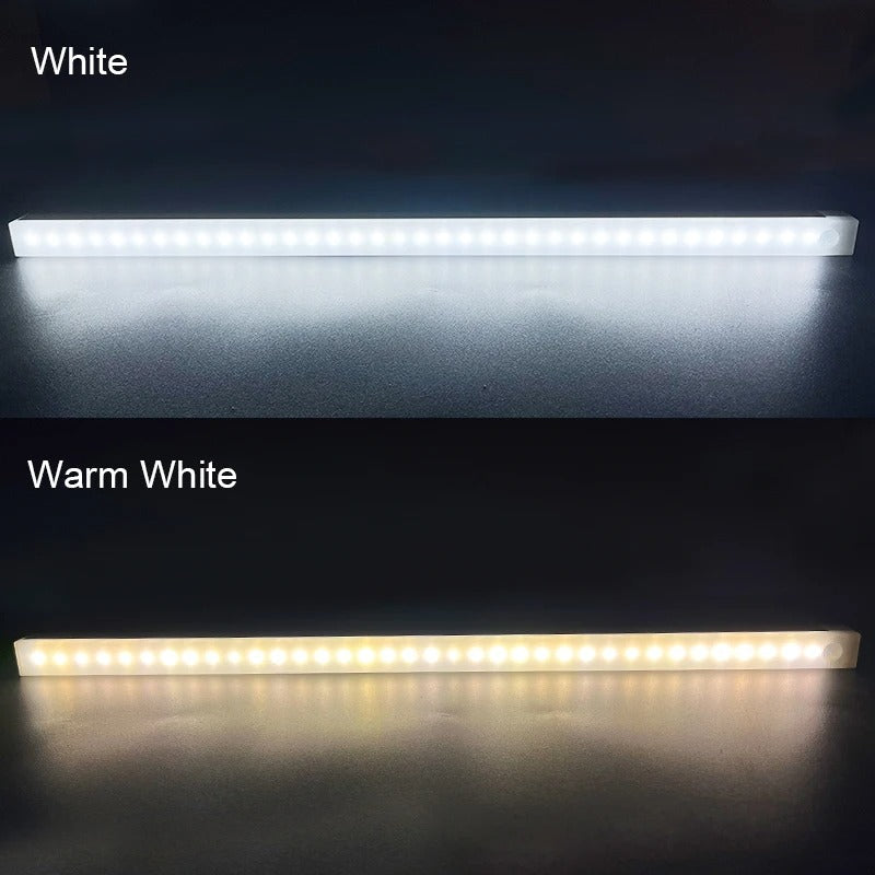 Trådløs LED Natlampe | Bevægelsessensor, Energi-Effektiv &amp; Ideel til Køkkener, Soveværelser, Gangarealer &amp; Skabe