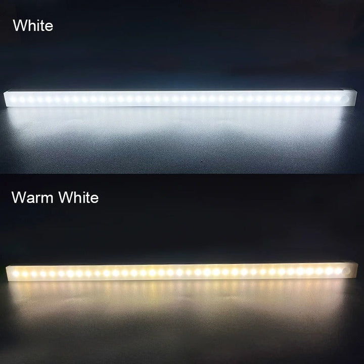 Trådløs LED Natlampe | Bevægelsessensor, Energi-Effektiv &amp; Ideel til Køkkener, Soveværelser, Gangarealer &amp; Skabe