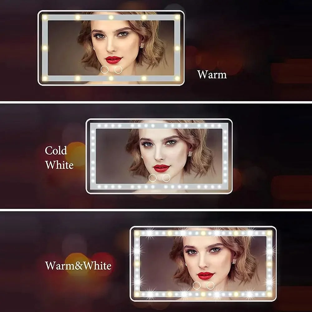 HelderZicht – Bærbart LED makeup spejl til på farten