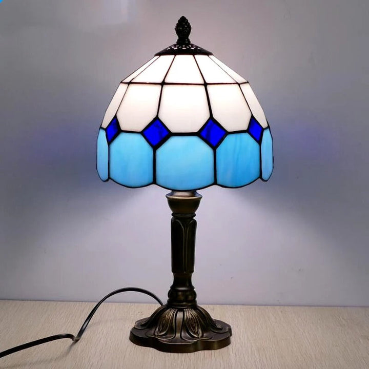 Bordlampe LED Barok Retro E27 - Vintage Tiffany Glas
