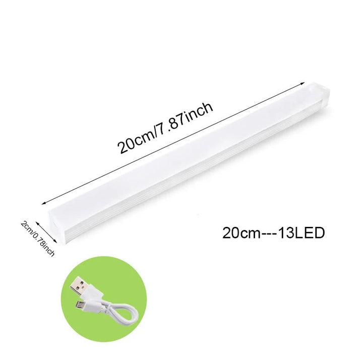 Trådløs LED Natlampe | Bevægelsessensor, Energi-Effektiv &amp; Ideel til Køkkener, Soveværelser, Gangarealer &amp; Skabe