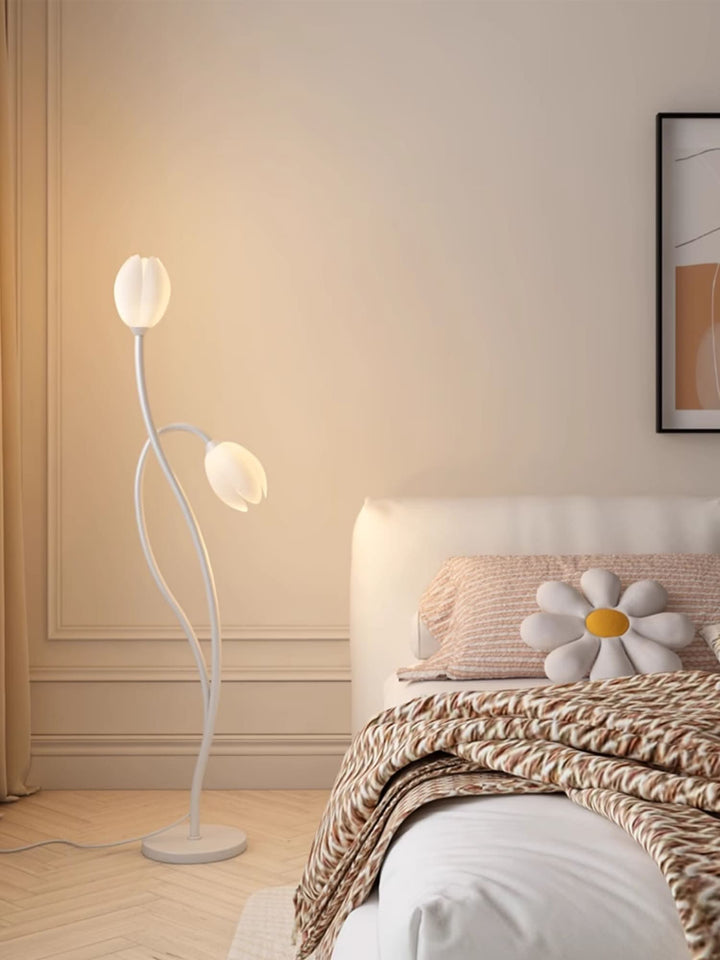 Moderne Blomster Gulvlampe med G9 Stik