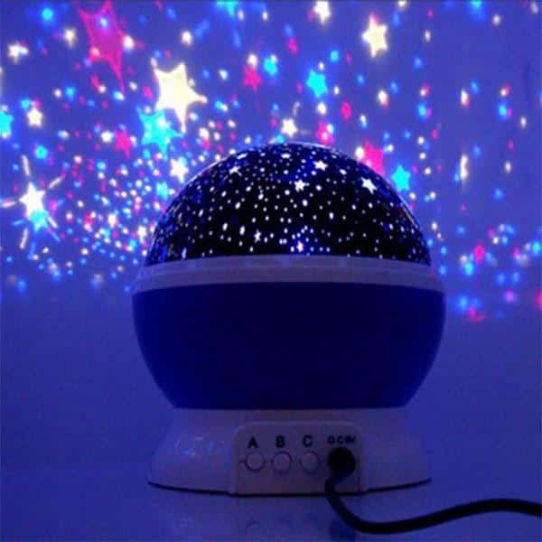 Smuk natlampe med stjernehimmel |