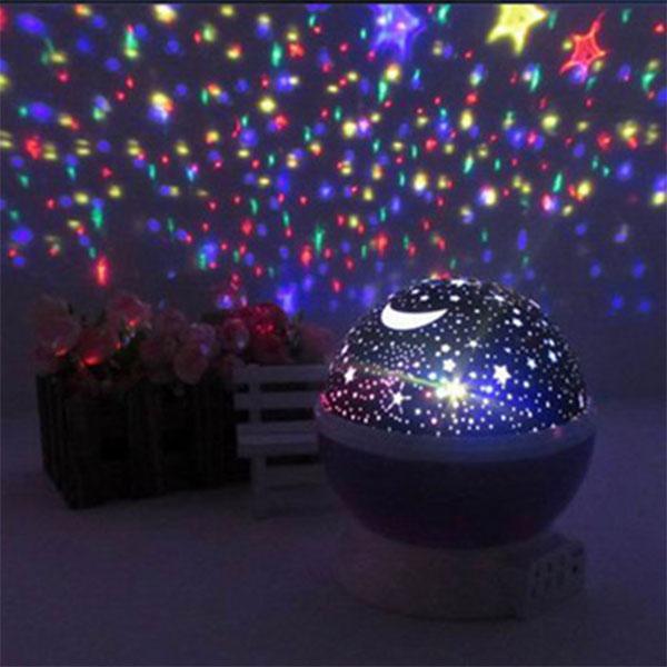 Smuk natlampe med stjernehimmel |