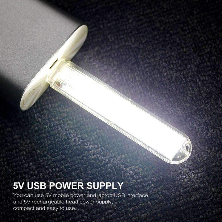 Mini USB LED Nattelys - Kold Hvid Lampe