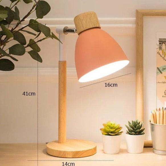 Nordisk Bordlampe | Træ, Jern