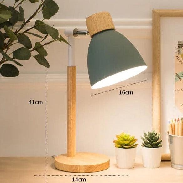 Nordisk Bordlampe | Træ, Jern