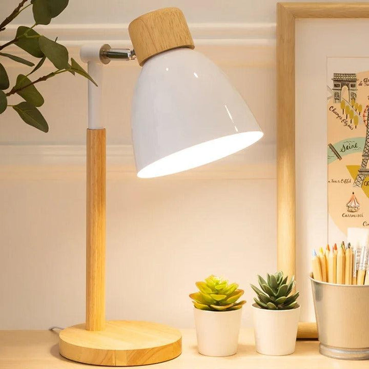 Nordisk Bordlampe | Træ, Jern