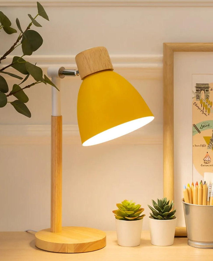 Nordisk Bordlampe | Træ, Jern
