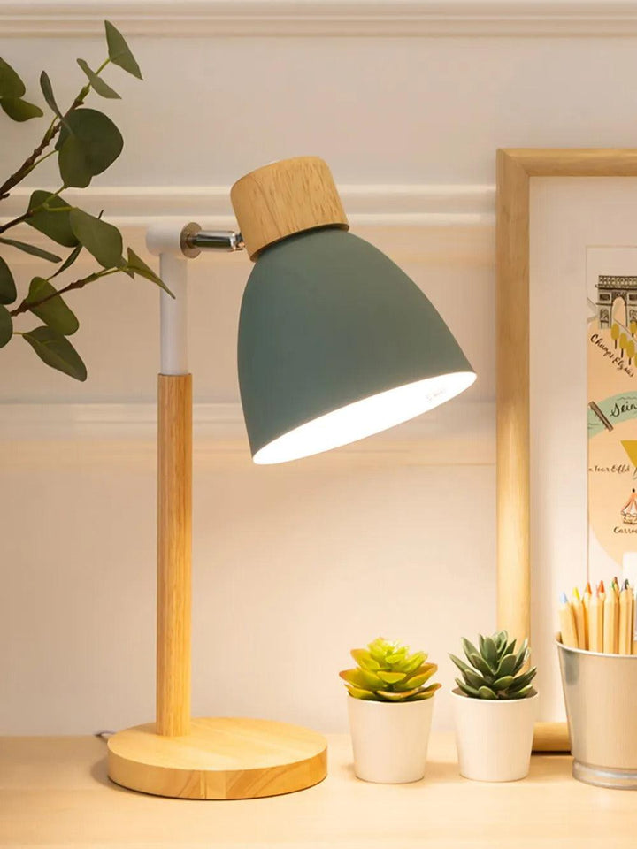Nordisk Bordlampe | Træ, Jern