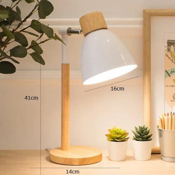 Nordisk Bordlampe | Træ, Jern