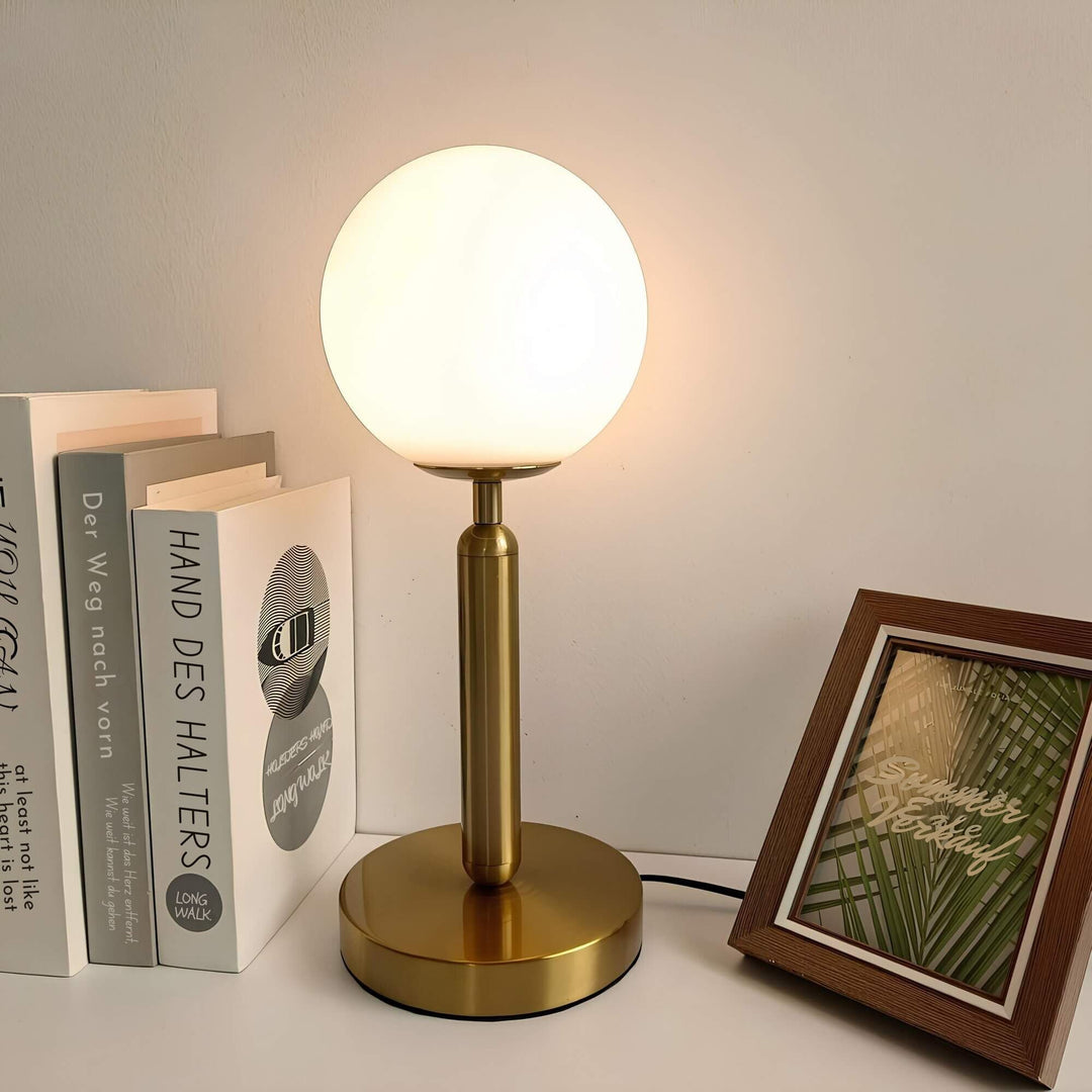 Glas Bordlampe