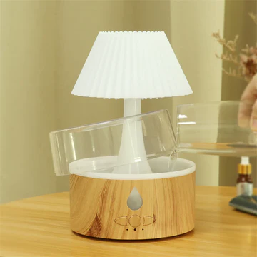 Regn Sky Luftfugter - Cool Mist Aromaterapi Diffuser, USB-Drevet med Nattelys