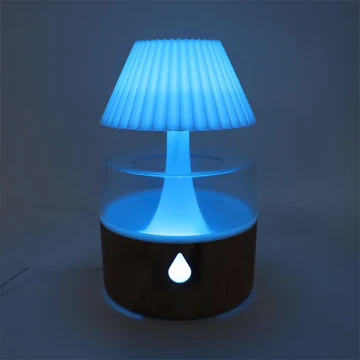 Regn Sky Luftfugter - Cool Mist Aromaterapi Diffuser, USB-Drevet med Nattelys