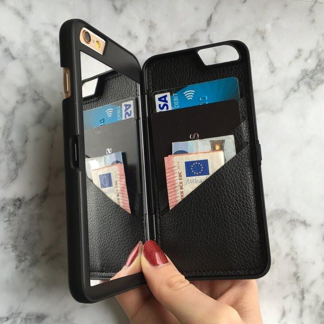 Lily - Det luksuriøse makeup-spejl/etui til iPhone |