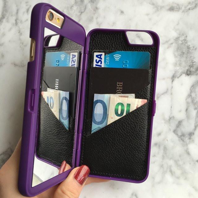 Lily - Det luksuriøse makeup-spejl/etui til iPhone |
