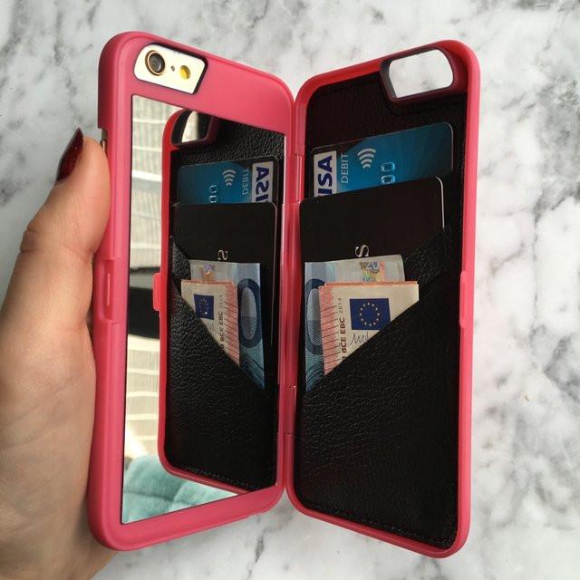 Lily - Det luksuriøse makeup-spejl/etui til iPhone |
