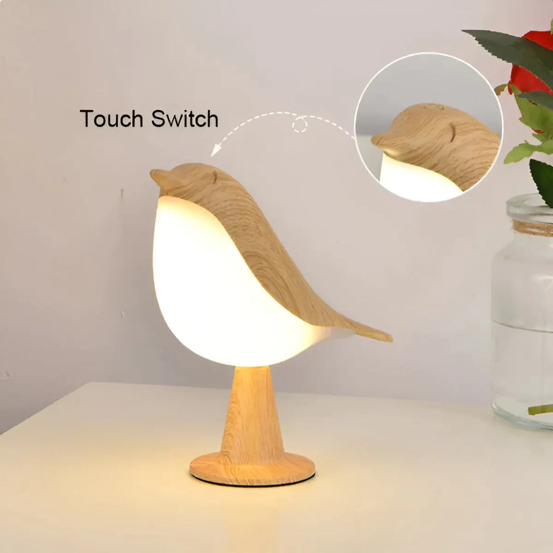Fugl Lampe - Lumina - Touch Kontrol - Aromaterapi