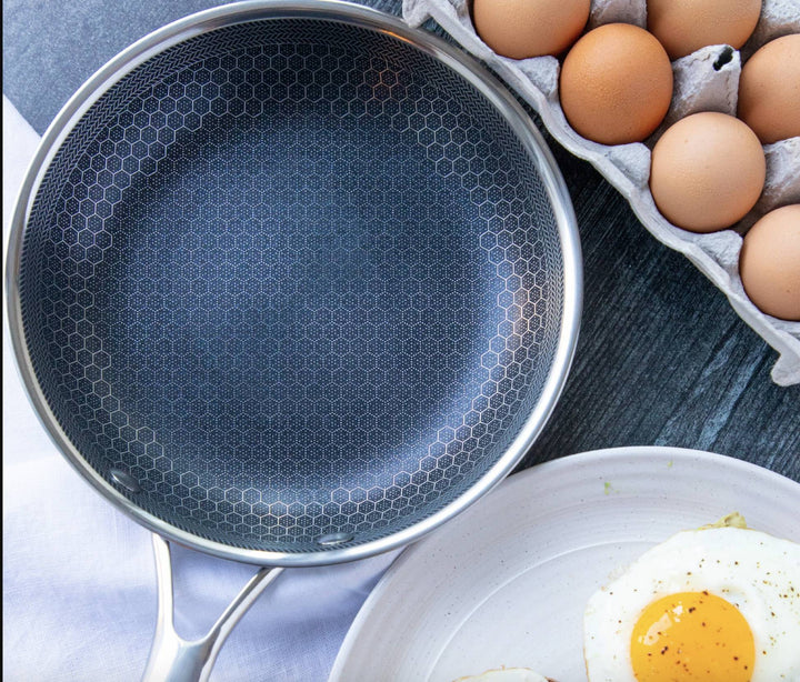 Premium Rustfrit Stål Stegepande med Non-Stick Pixel Teknologi – Perfekt til Sund Stegning