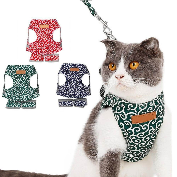 PAWVENTURE SELER – Katte Seler Vest Sæt med Åndbart Mesh &amp; Snor