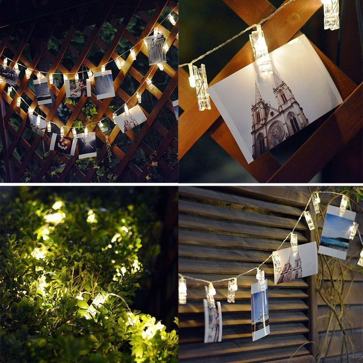Foto Clips LED Fairy String Lights til Billeder