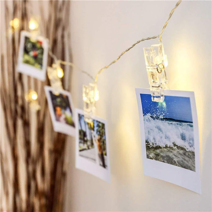 Foto Clips LED Fairy String Lights til Billeder