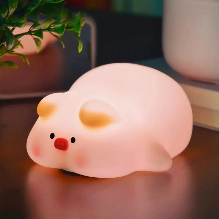 Plush Natlys til Børn | Blødt LED Lys med Timer og Dyre Design