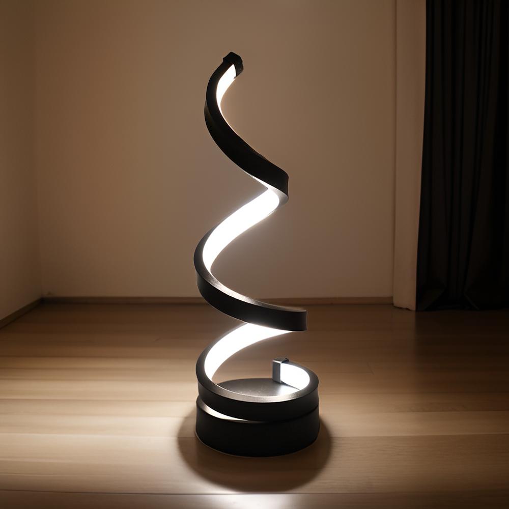 Moderne LED bordlampe med touch-kontrol og varmt lys