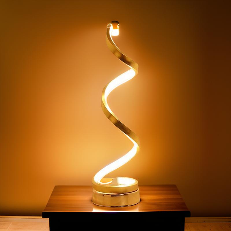 Moderne LED bordlampe med touch-kontrol og varmt lys