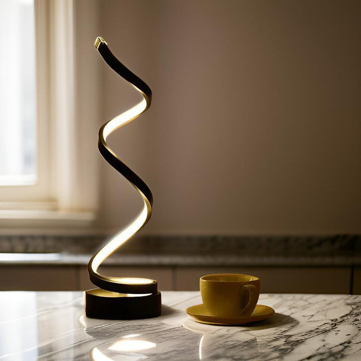 Moderne LED bordlampe med touch-kontrol og varmt lys