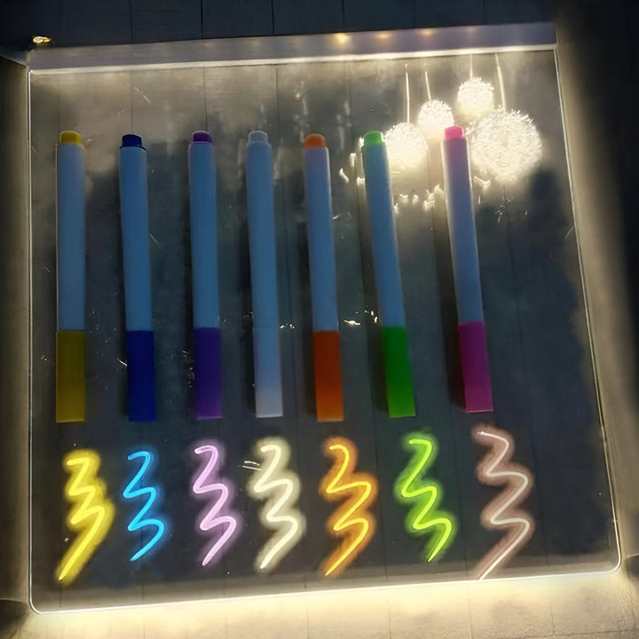LED Tavle med 7 farver Pen