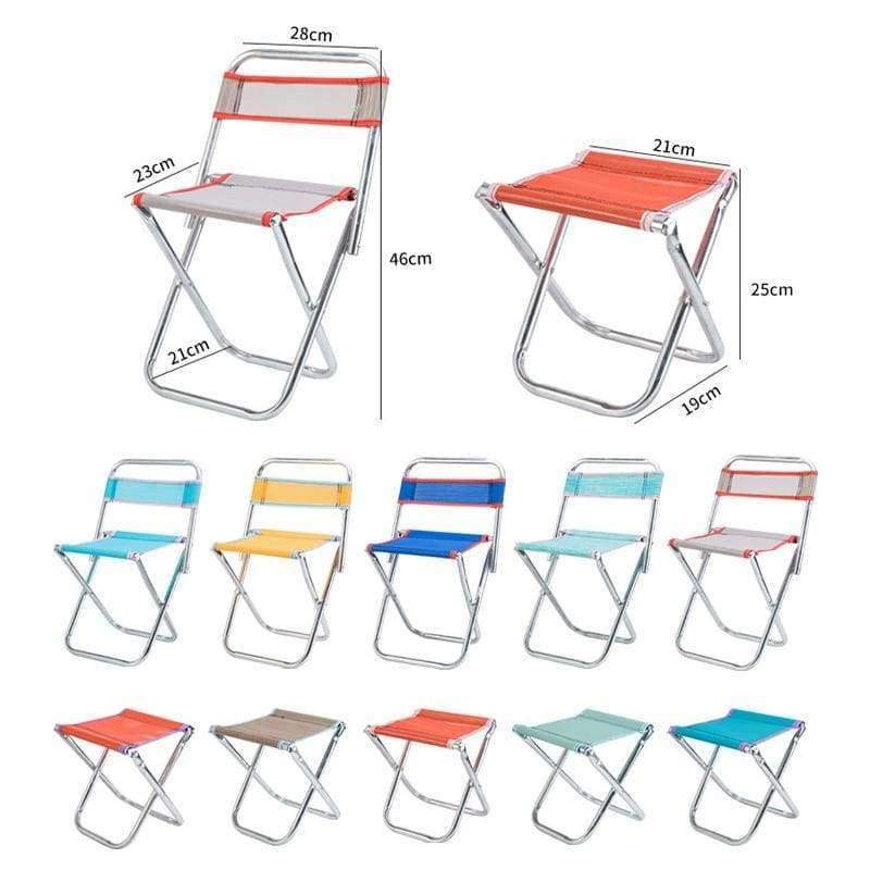 Udendørs Stole Børn Voksne Havemøbler Strandstol Ultralight Sæde Fiskestol Fremstillet af Rustfrit Stål Bærbar Picnic Stole