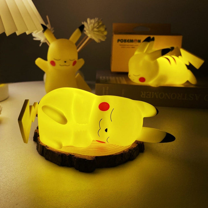 Fortryllende Pikachu Nattelys - Magisk Lys til Børn