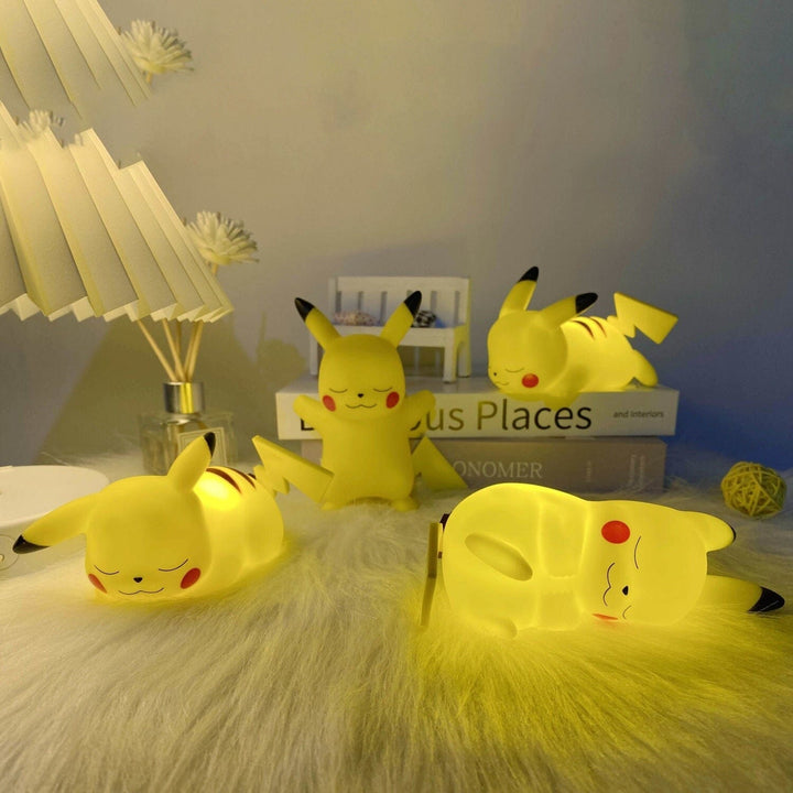 Fortryllende Pikachu Nattelys - Magisk Lys til Børn